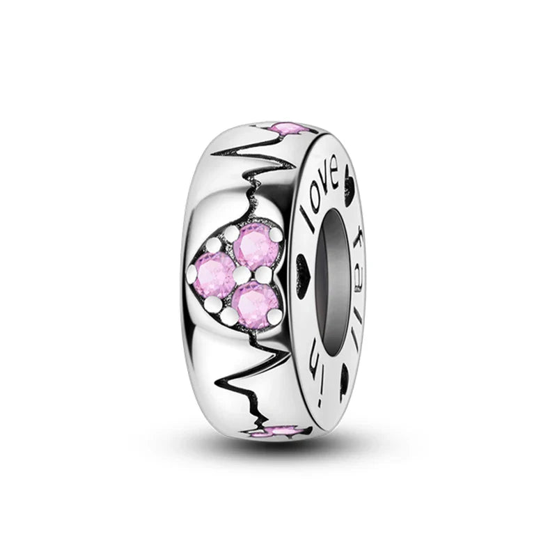 100% 925 Sterling Silver Rainbow Zircon Colorful Butterfly Dragon Shaped Silicone Stopper Charms Beads Fit DIY Bracelets Jewelry