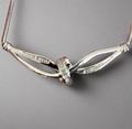 Sterling Silver Diamond Necklace