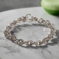 Sterling Silver Toggle Bracelet