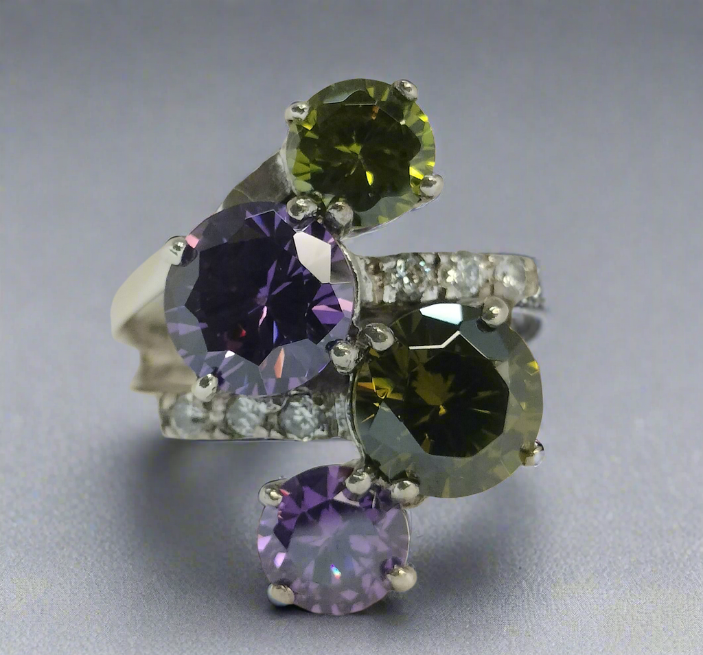 Sterling Silver Cubic Zirconia Ring