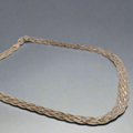 Sterling Silver Braided Herringbone Necklace