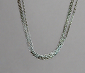 Sterling Silver Triple Strand Cable Chain