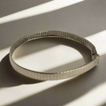 Sterling Silver Gold Plated Omega Bracelet