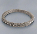 Sterling Silver Cubic Zirconia Eternity Ring