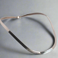 Sterling Silver Cuff Necklace