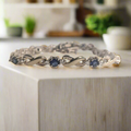 Sterling Silver Sapphire Tennis Bracelet