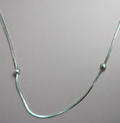 Sterling Silver Snake Chain with Beads