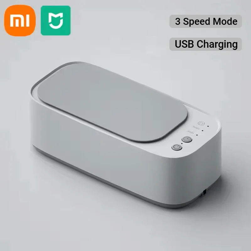 XIAOMI MIJIA Ultrasonic Cleaner 45000Hz USB Rechargeable Portable High-Frequency Vibration Glasses Jewelry Cleaning Machines