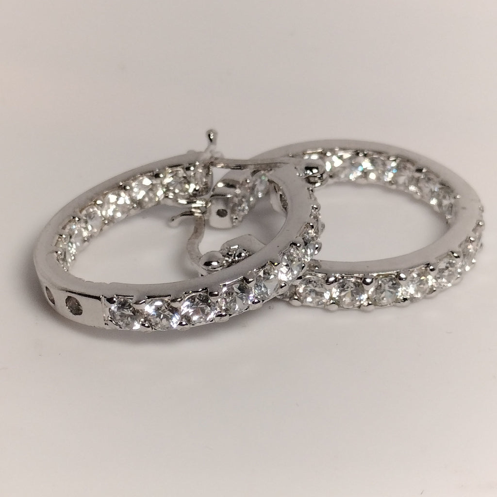 Sterling Silver Cubic Zirconia Earrings