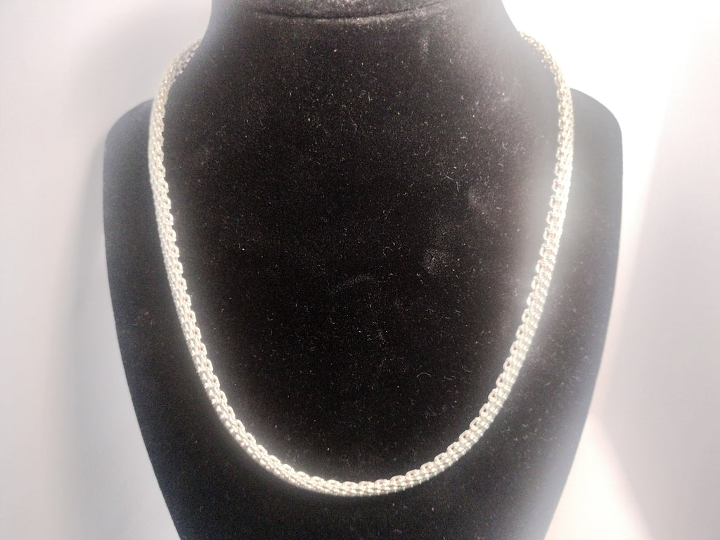Sterling Silver Bismarck Necklace