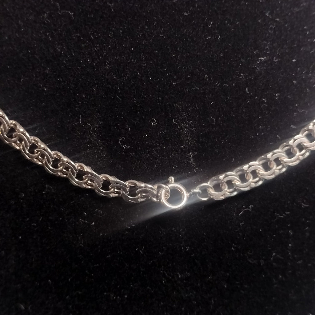 Sterling Silver Beaded Necklace