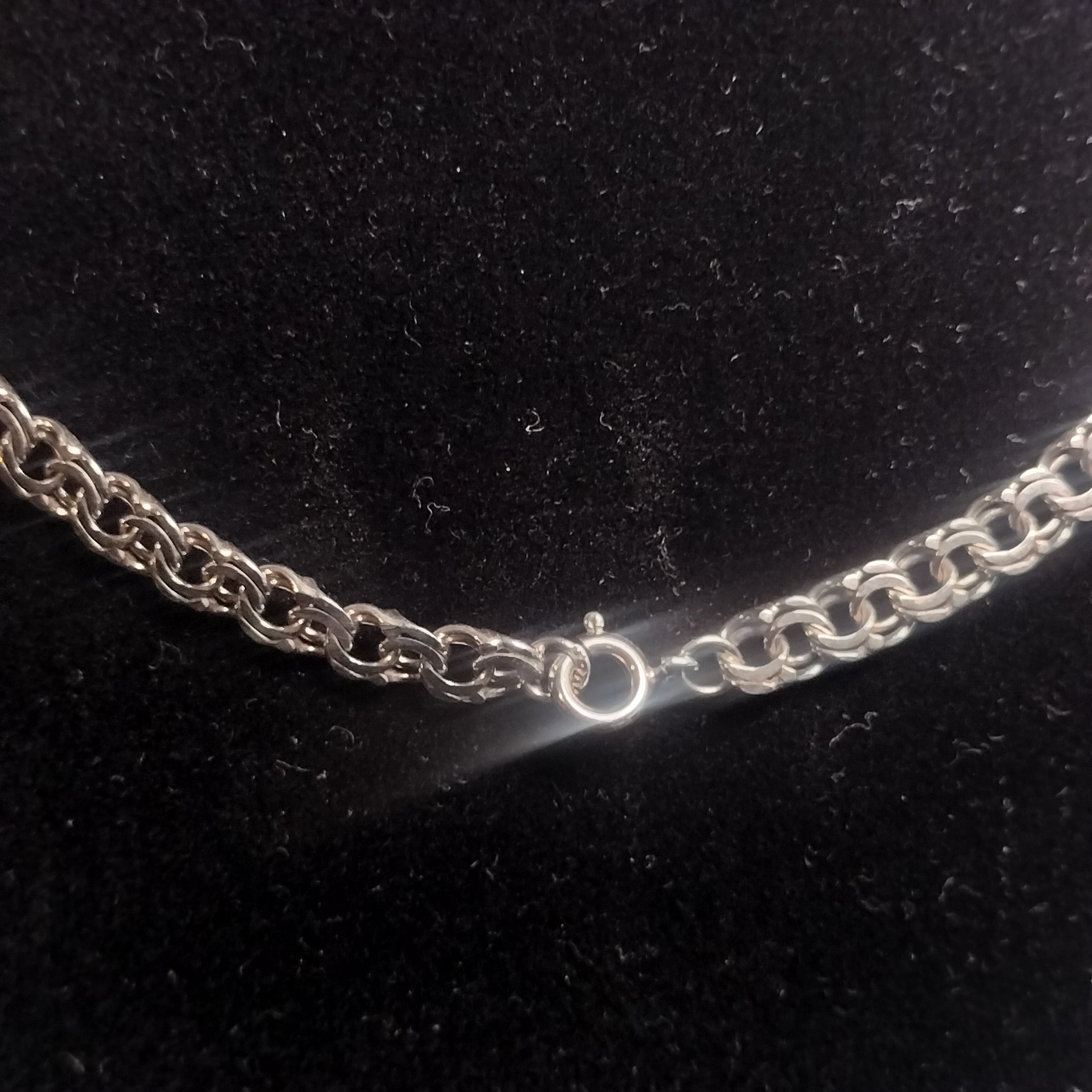Sterling Silver Beaded Necklace