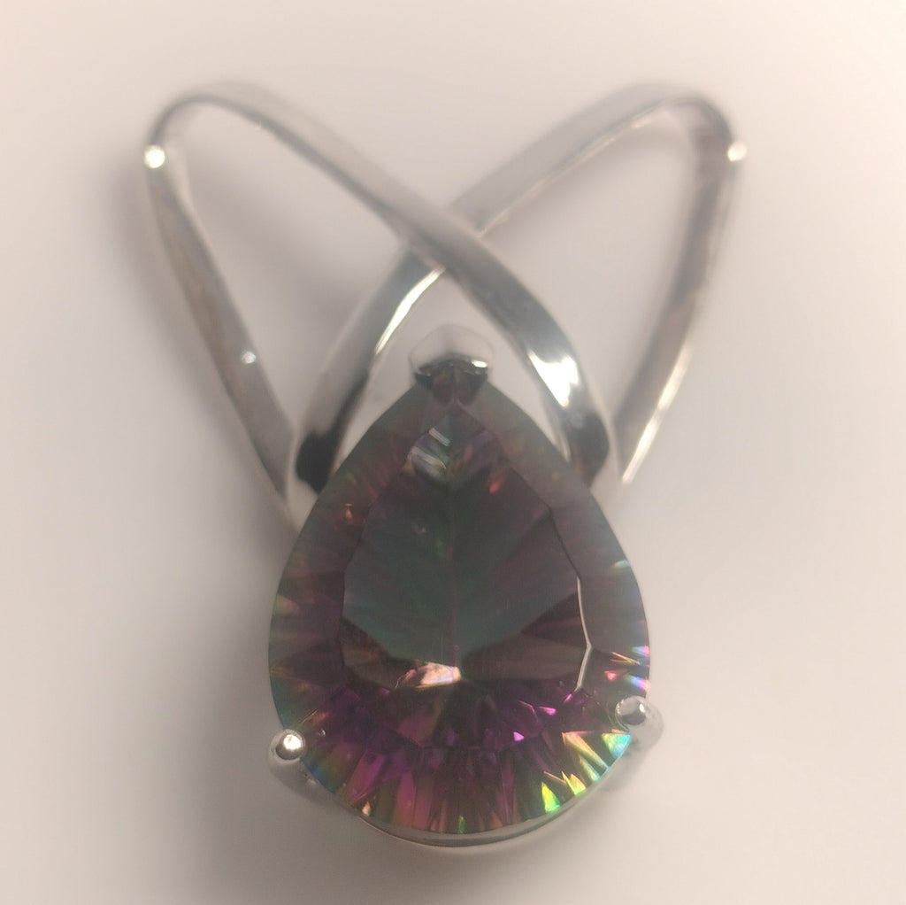Sterling Silver Mystic Topaz Pendant