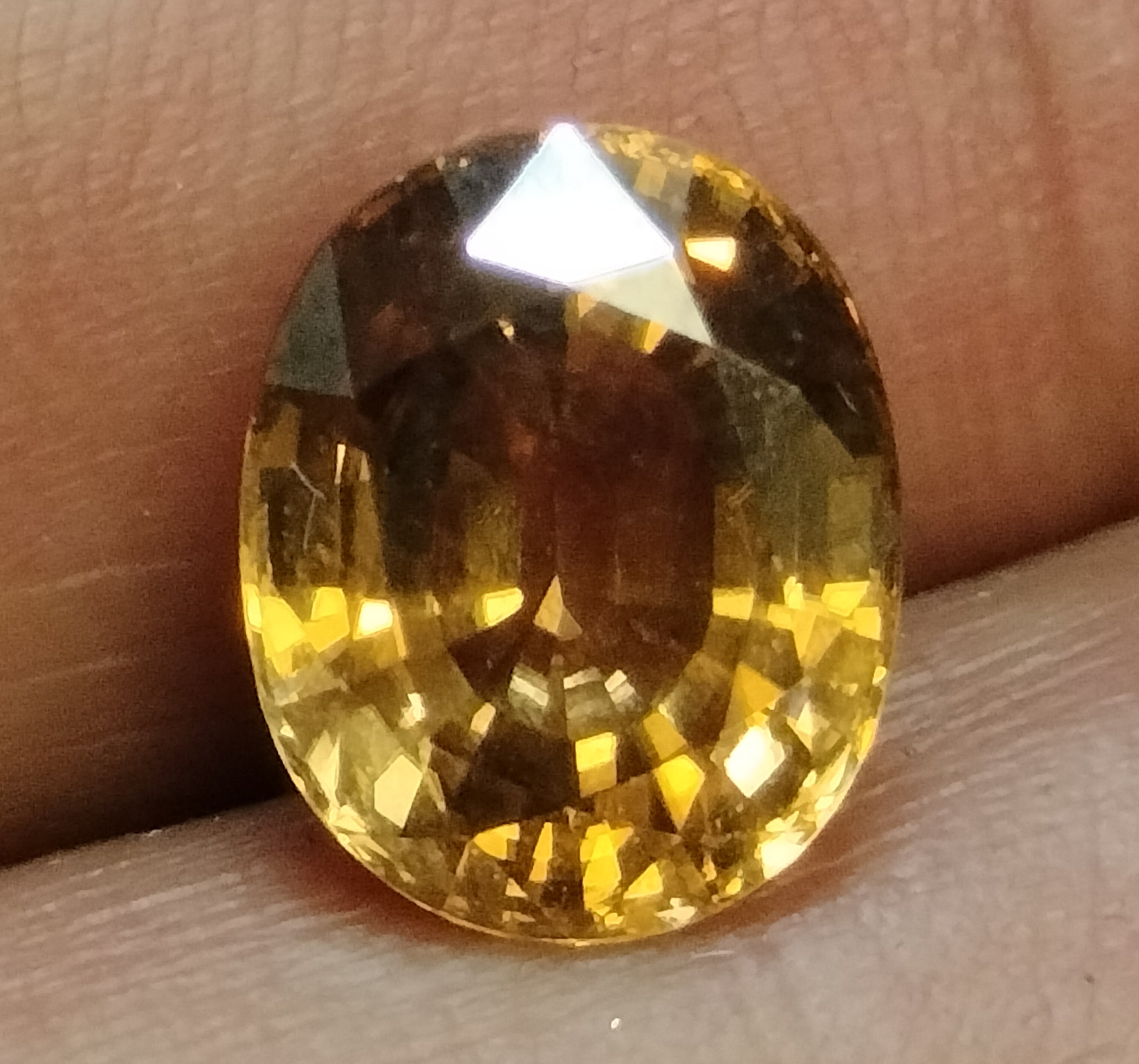 4.68 Carat Golden Zircon