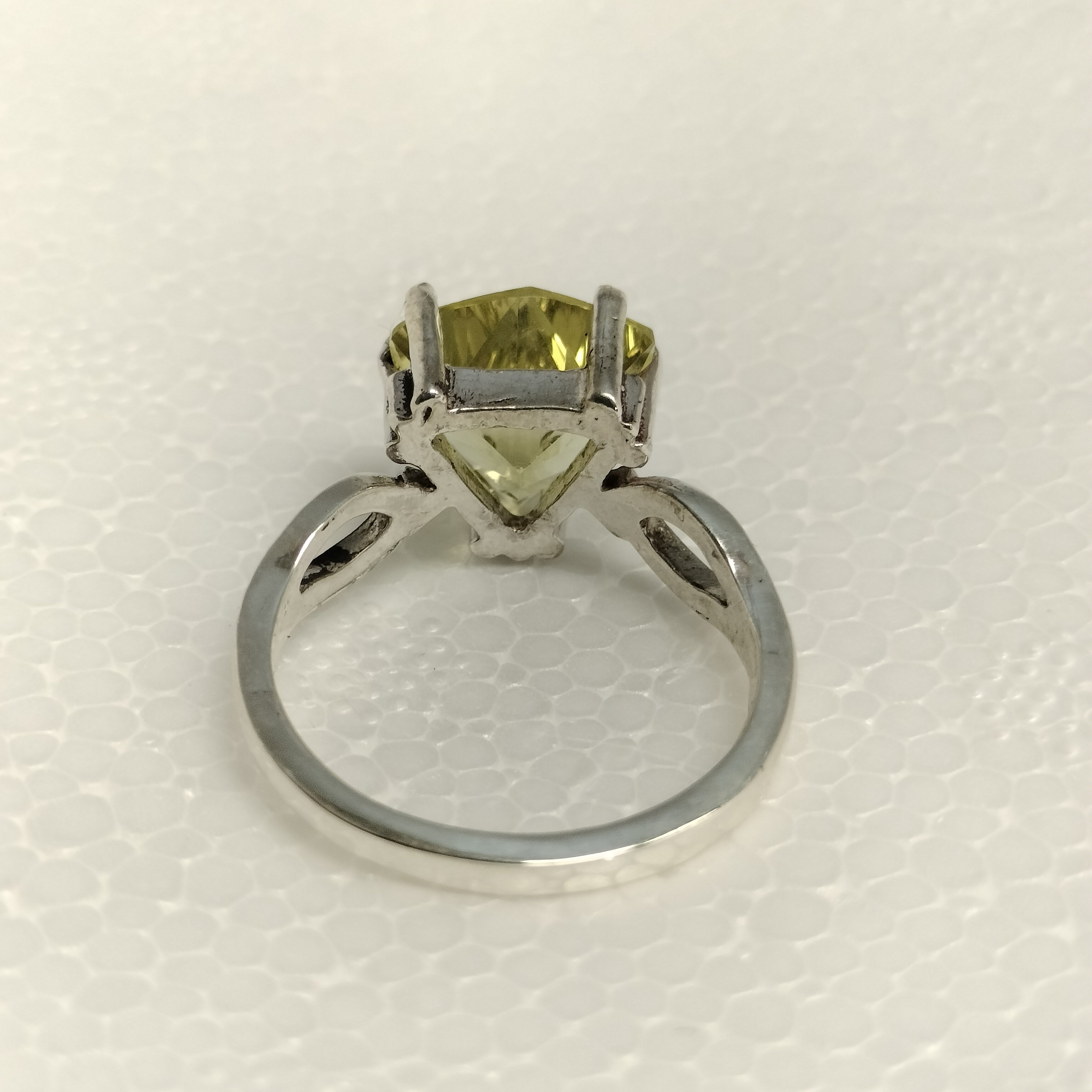 Sterling Silver Lemon Quartz Ring