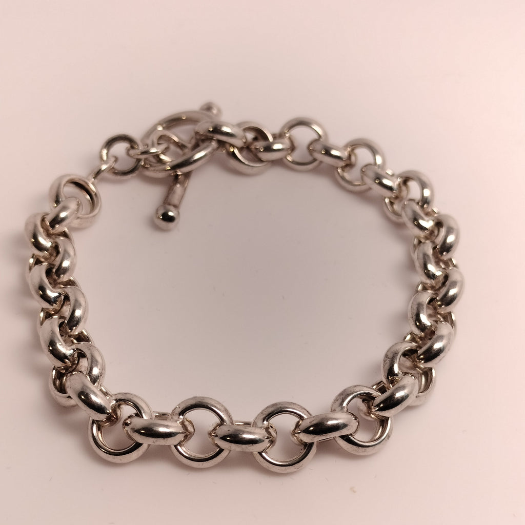 Sterling Silver Toggle Bracelet