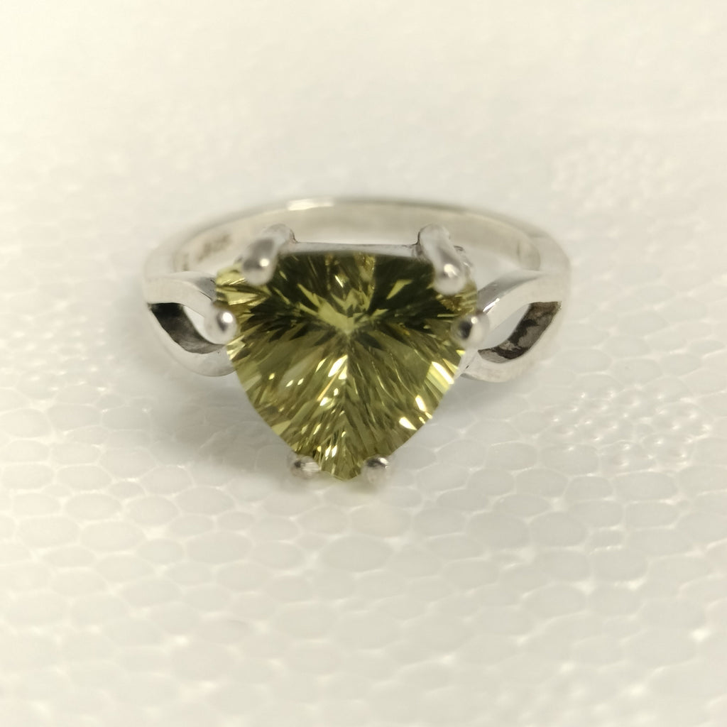 Sterling Silver Lemon Quartz Ring