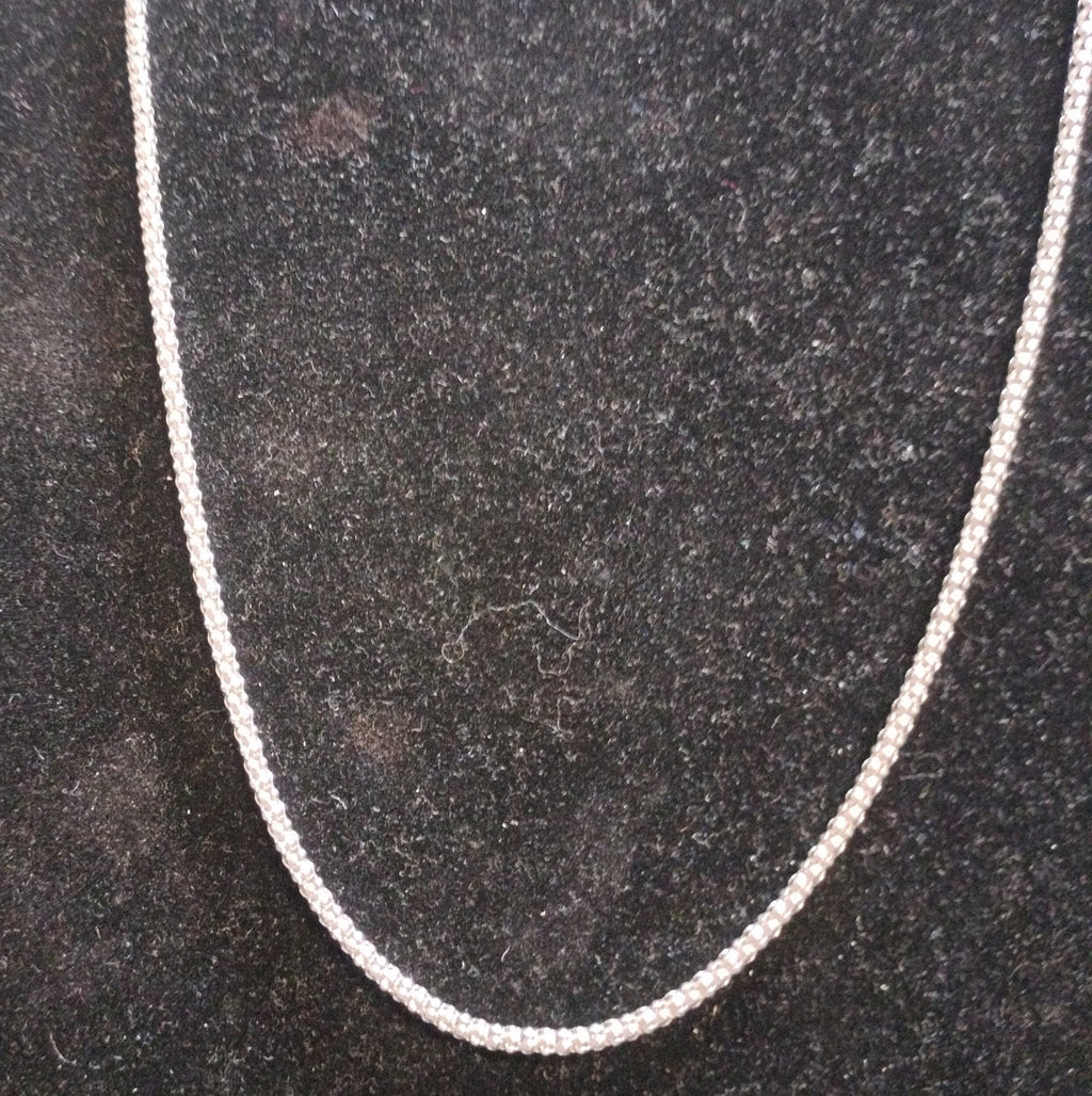 Sterling Silver Popcorn Chain