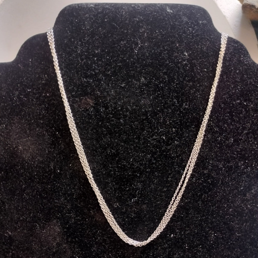 Sterling Silver Triple Strand Cable Chain