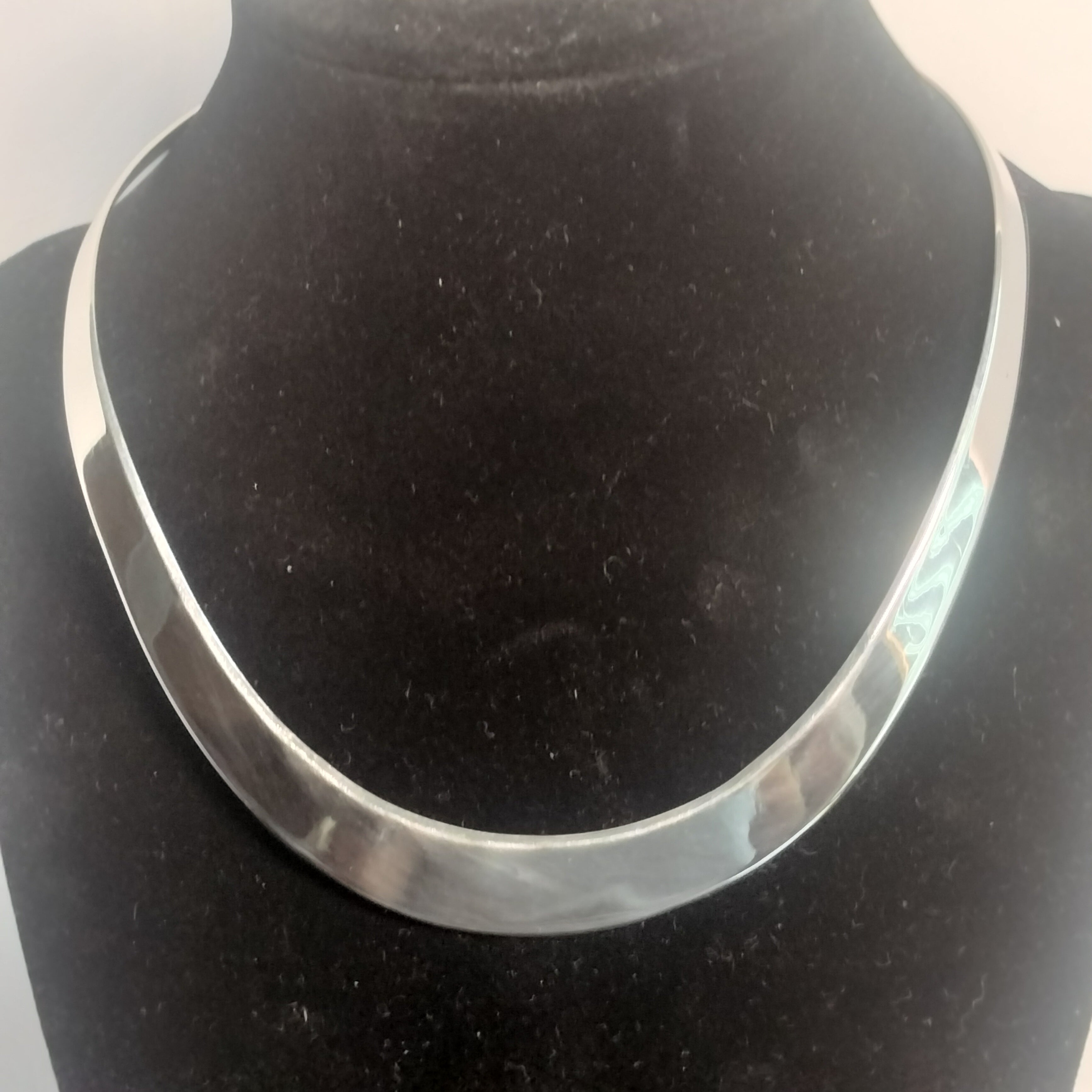 Sterling Silver Cuff Necklace