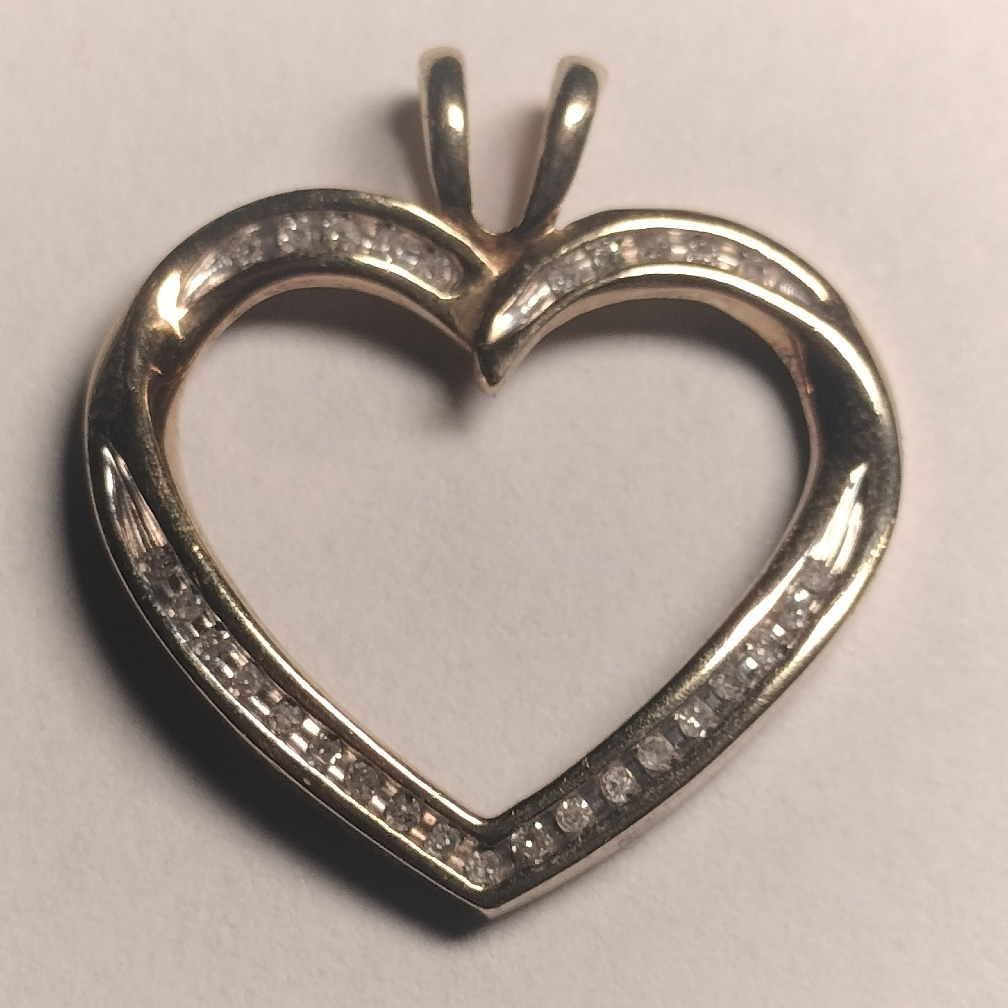 Sterling Silver Diamond Pendant
