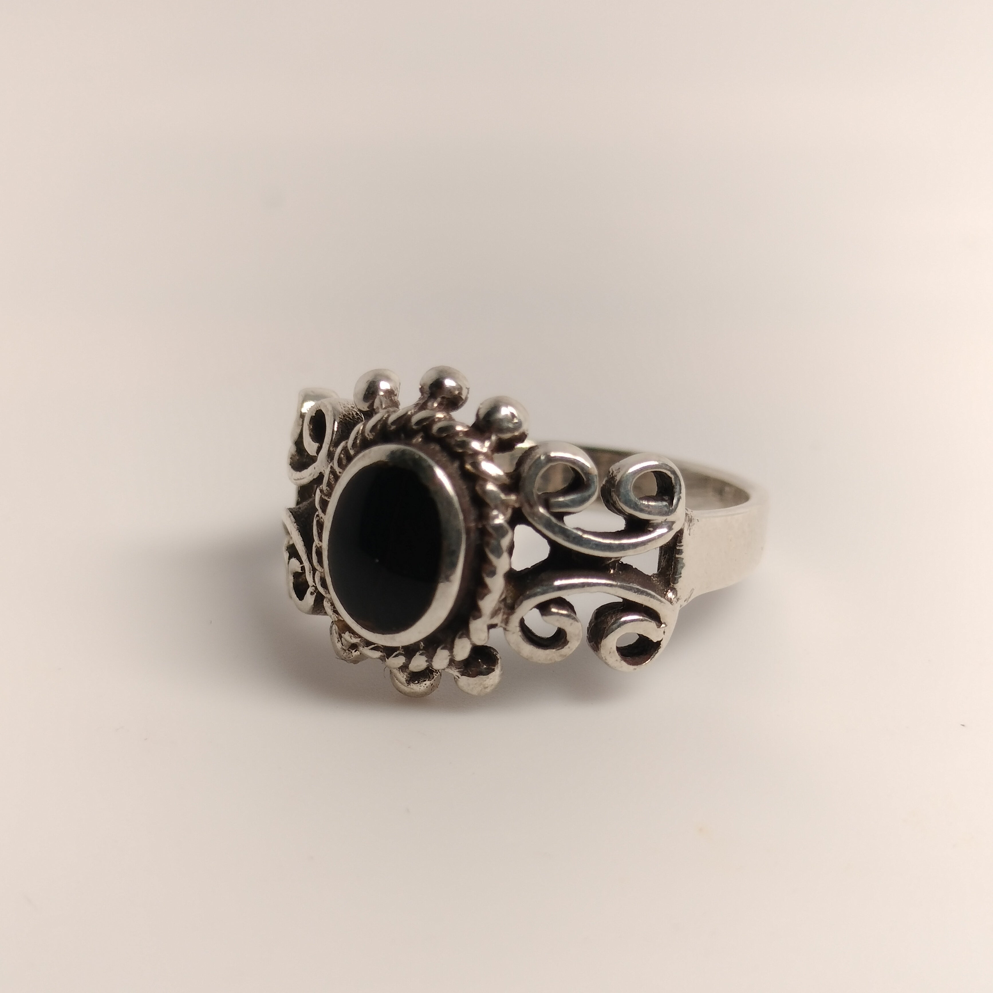 Sterling Silver Black Onyx Ring