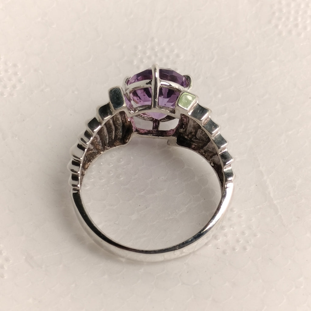Sterling Silver Amethyst Ring