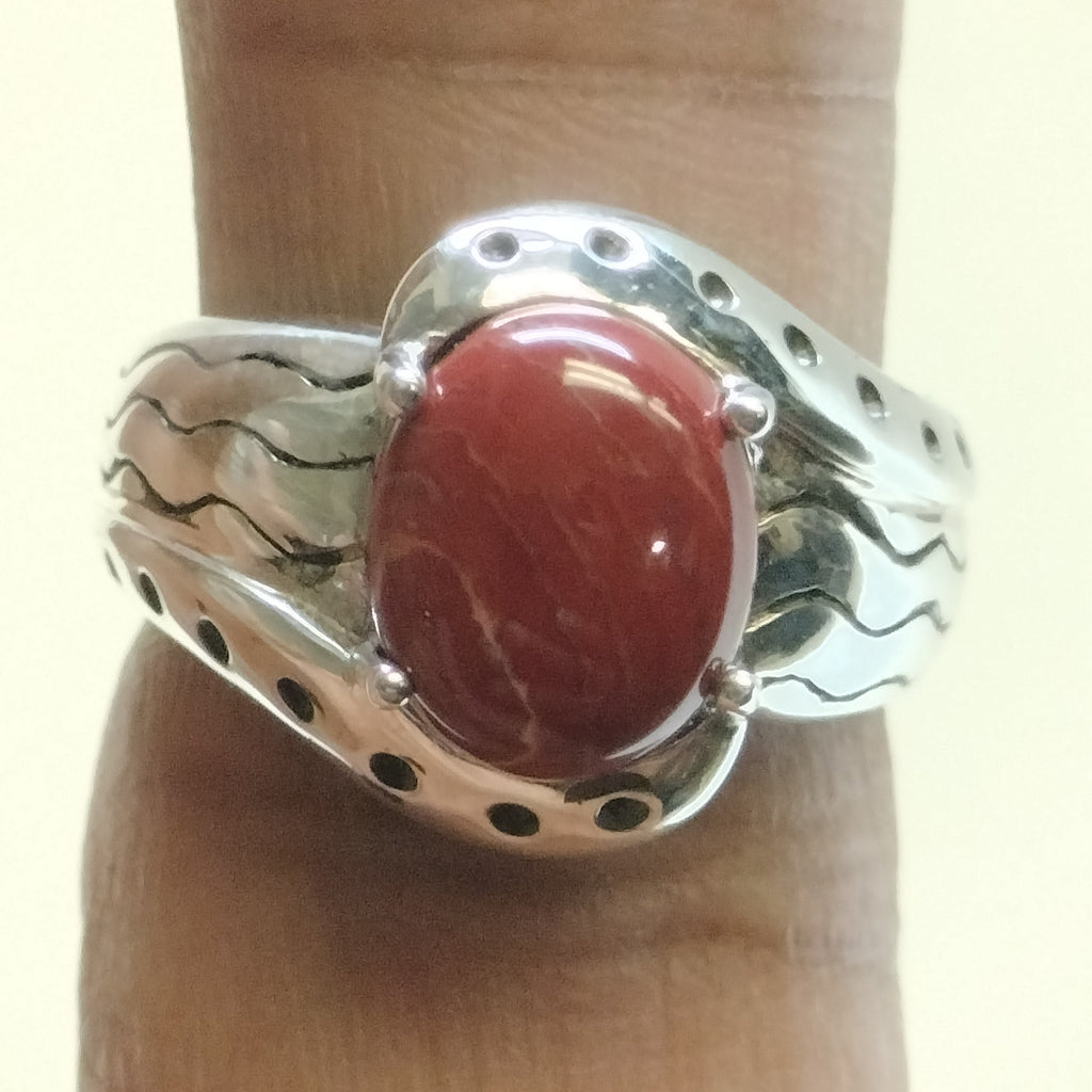 Sterling Silver Jasper Ring