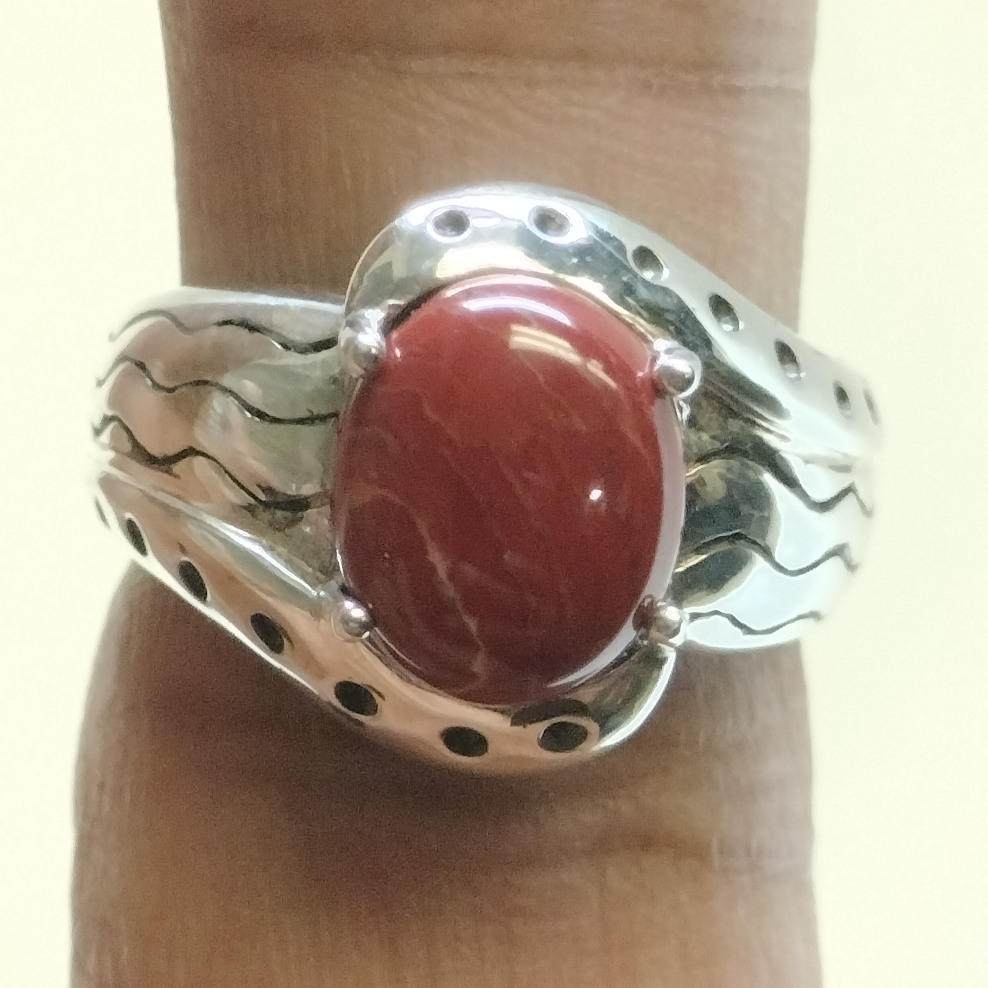 Sterling Silver Jasper Ring