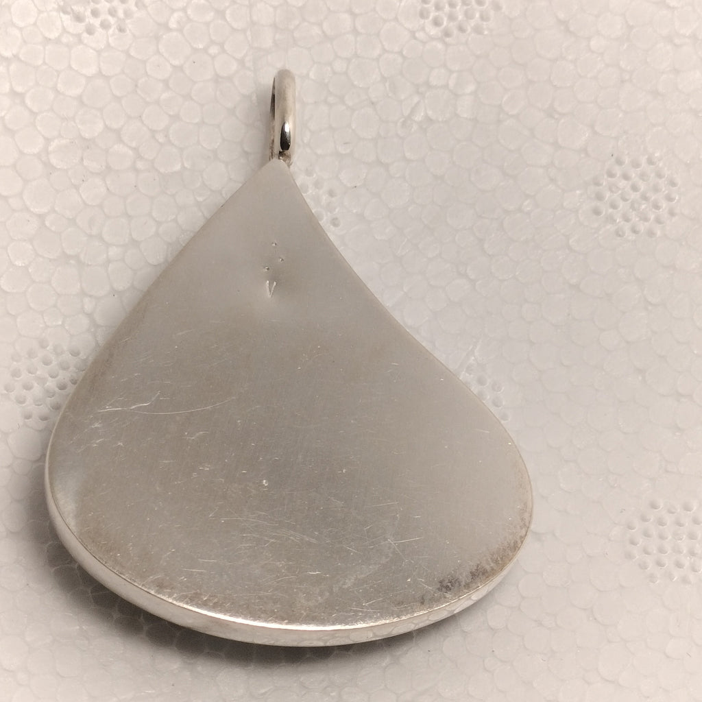 Sterling Silver Agate and Pearl Pendant