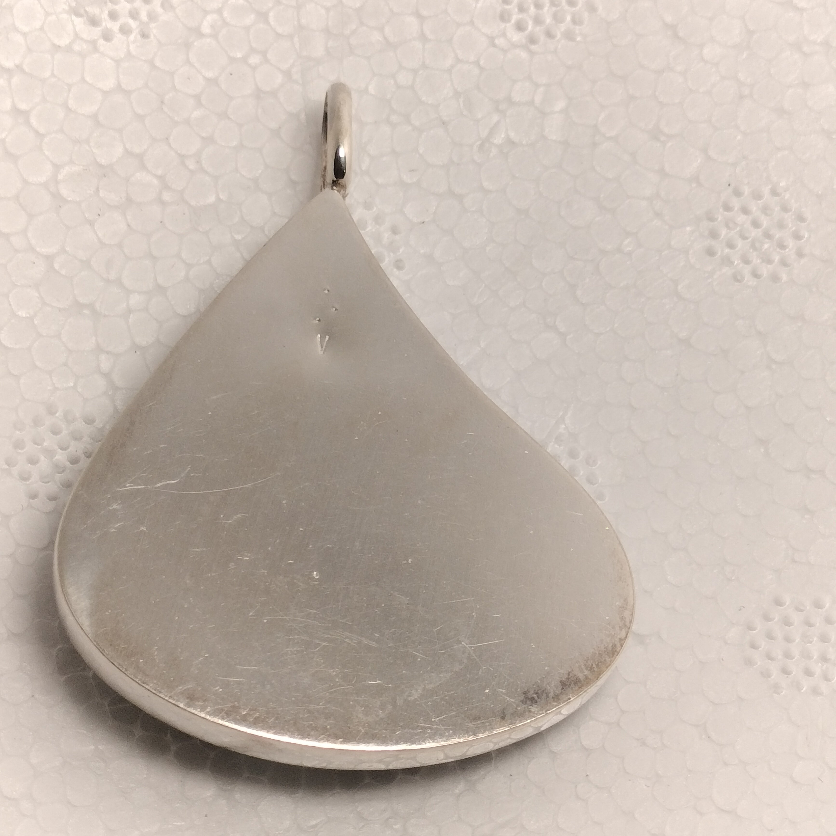 Sterling Silver Agate and Pearl Pendant