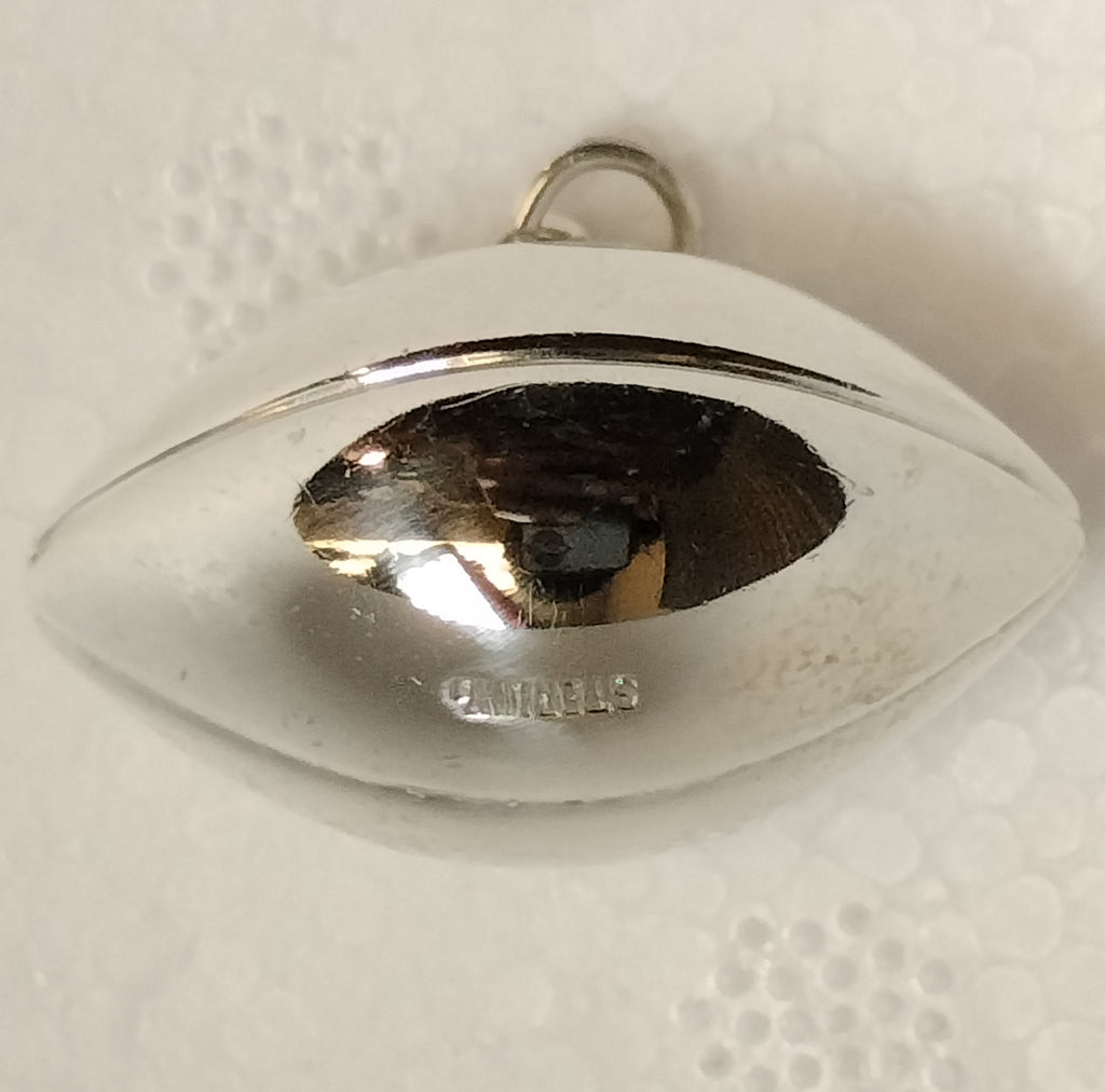 Sterling Silver College Football Pendant