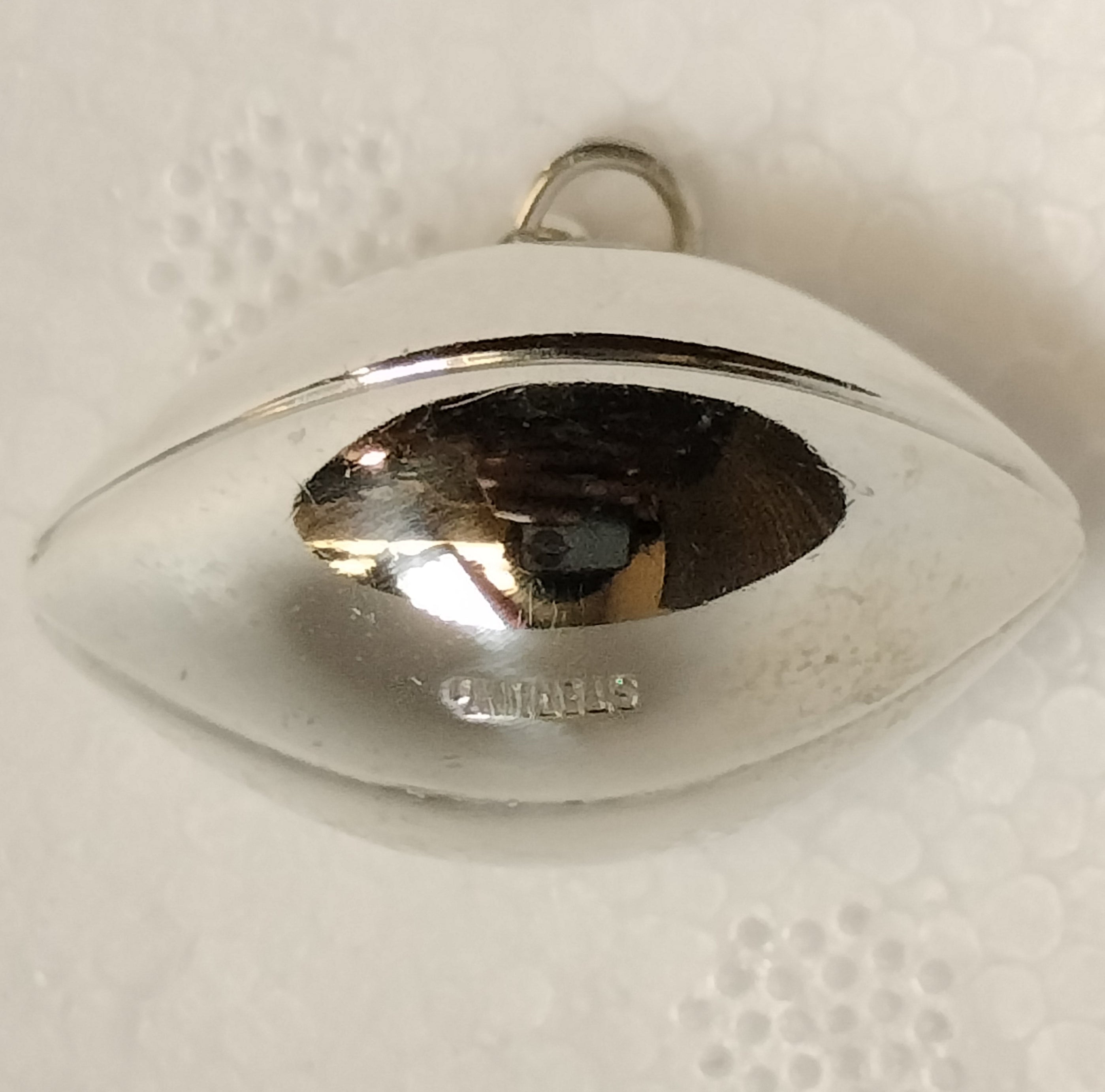 Sterling Silver College Football Pendant