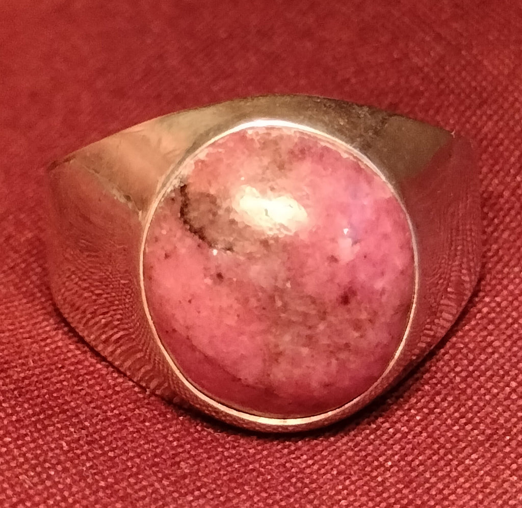 Sterling Silver Rhodonite Ring