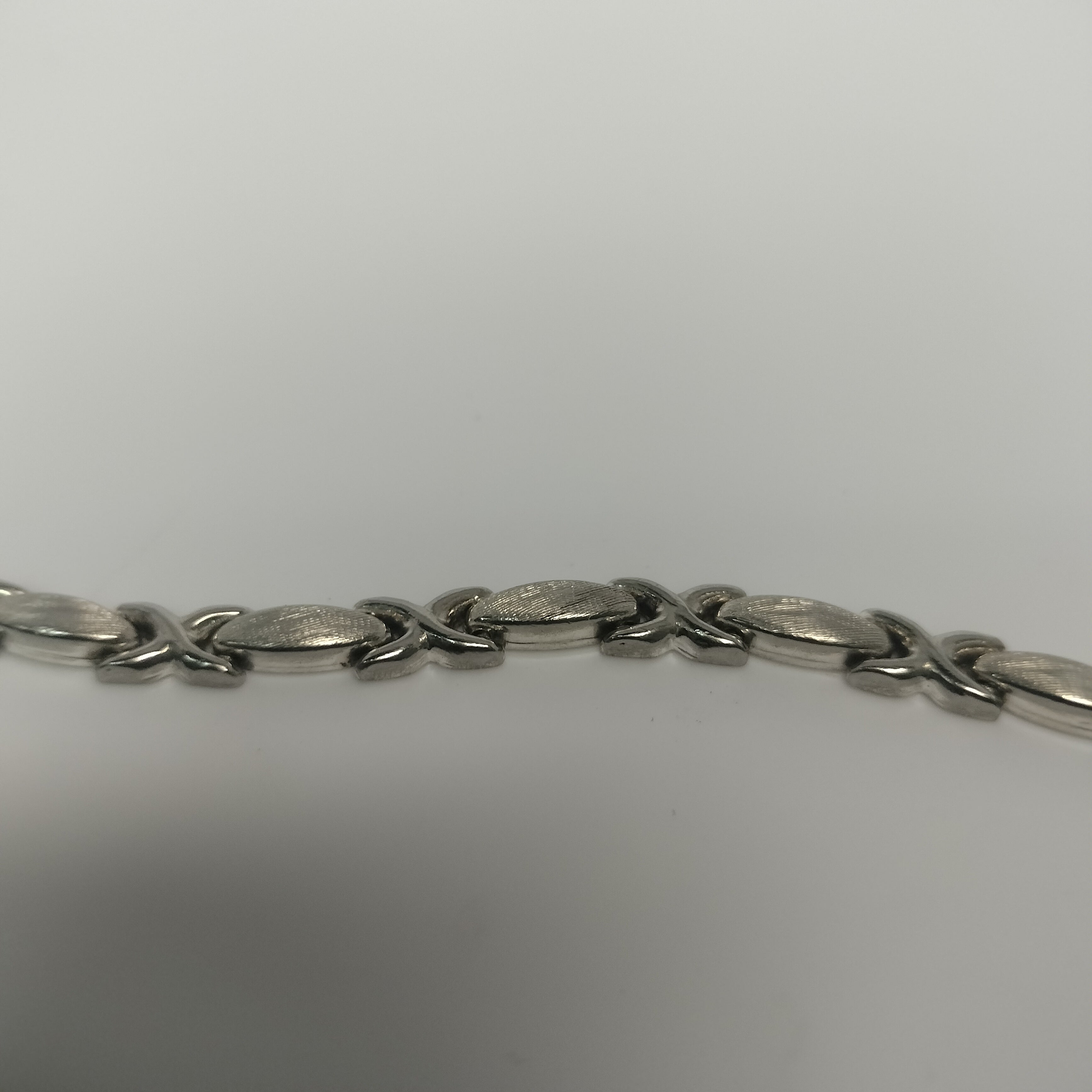 Sterling Silver Hugs and Kisses Bracelet