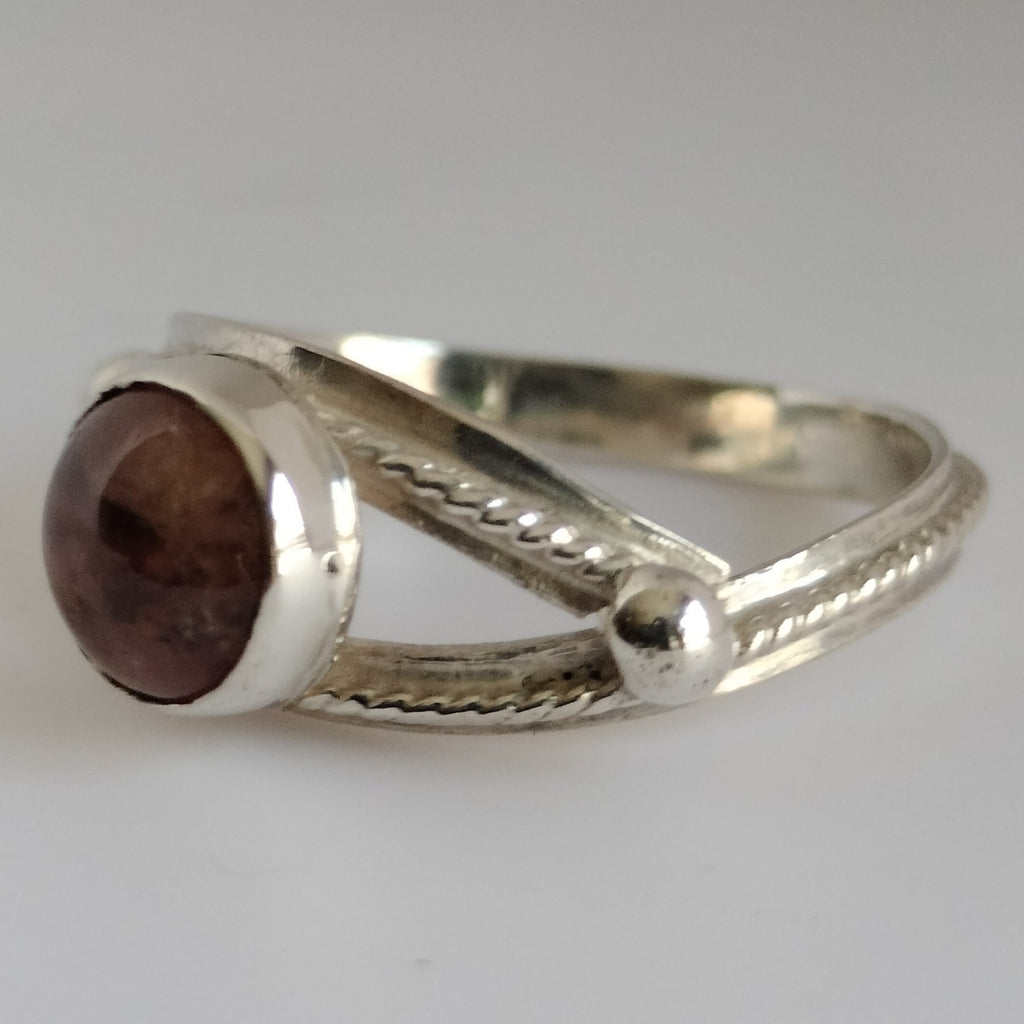 Sterling Silver Sunstone Ring