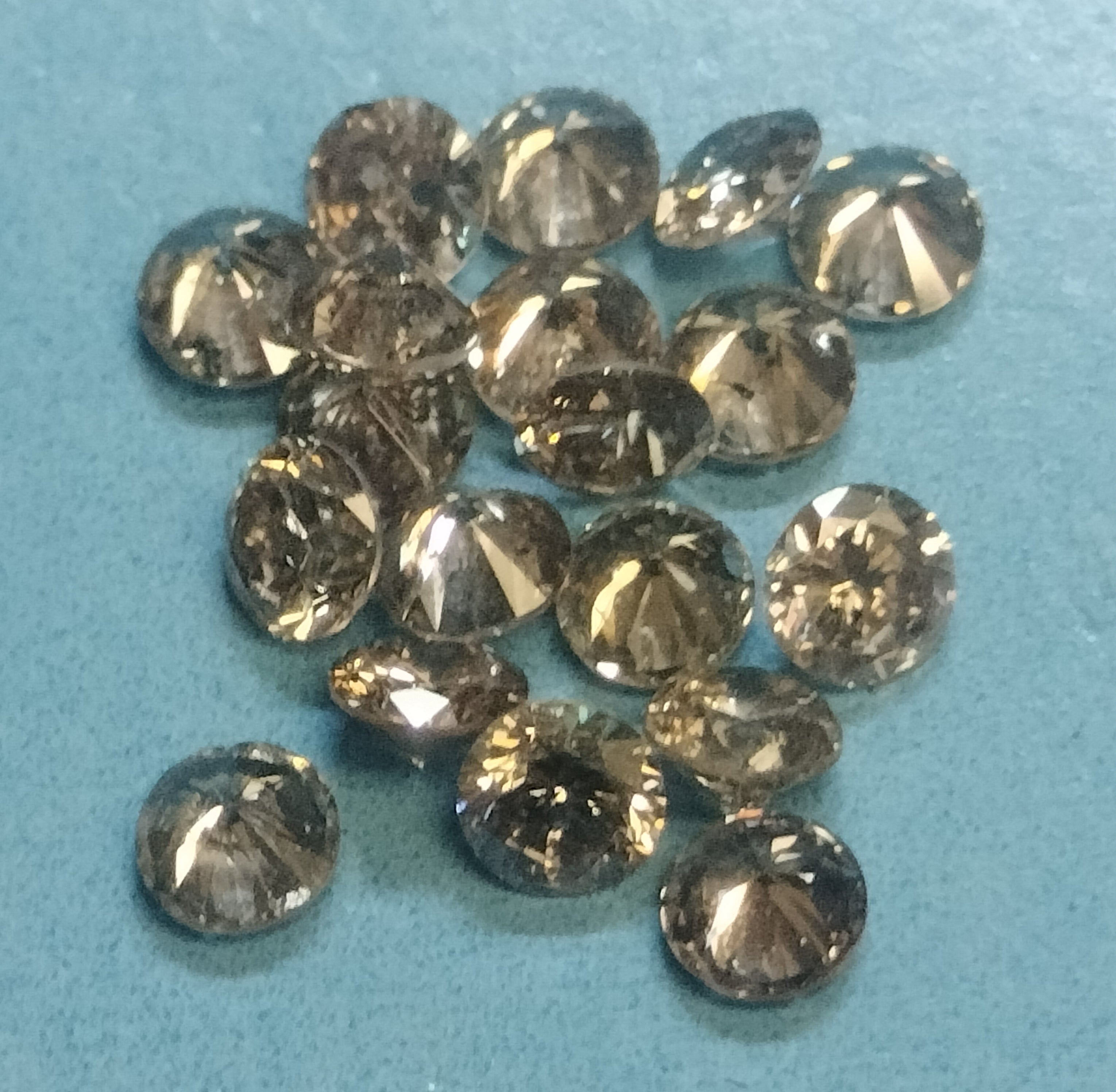 Five 2.5MM Natural Diamonds