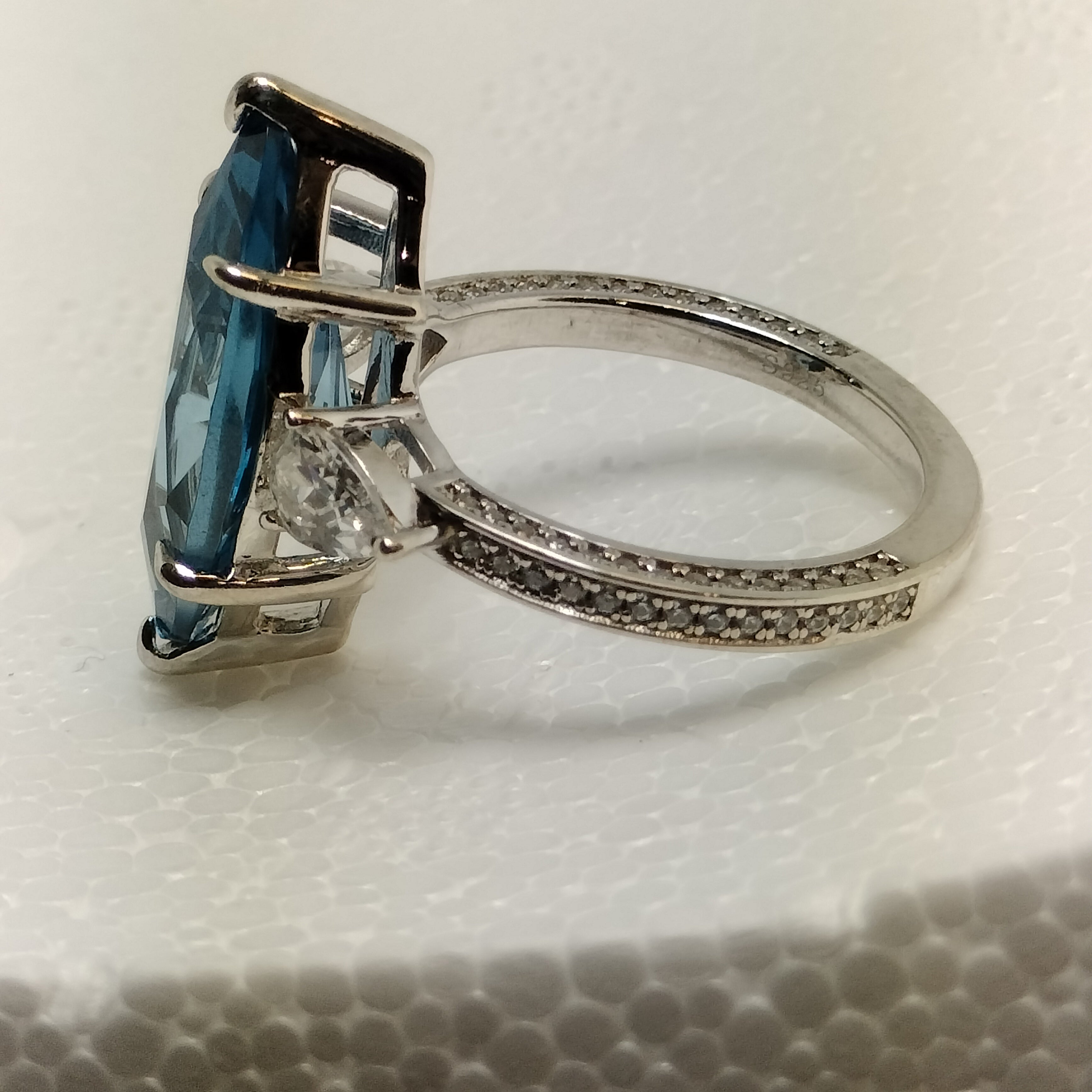 Sterling Silver Topaz Ring