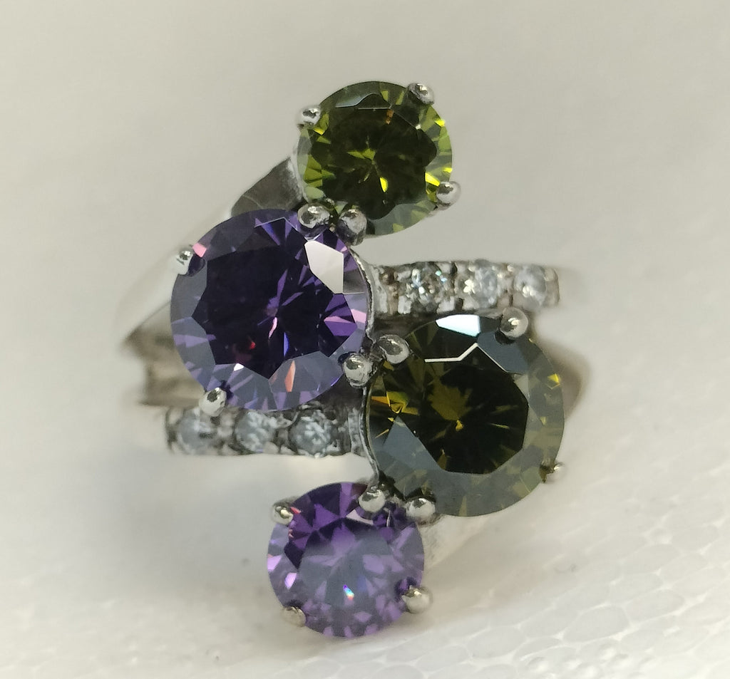 Sterling Silver Cubic Zirconia Ring