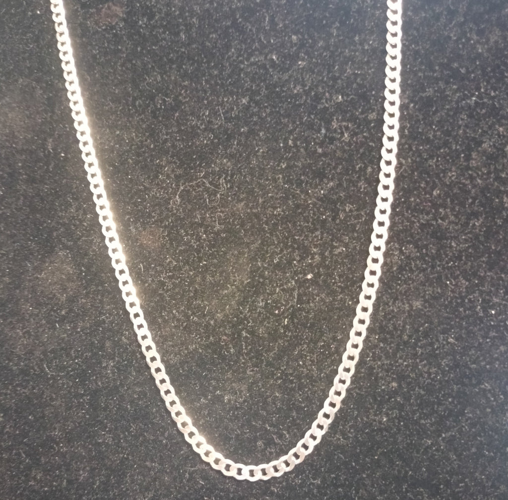 Sterling Silver Curb Link Necklace