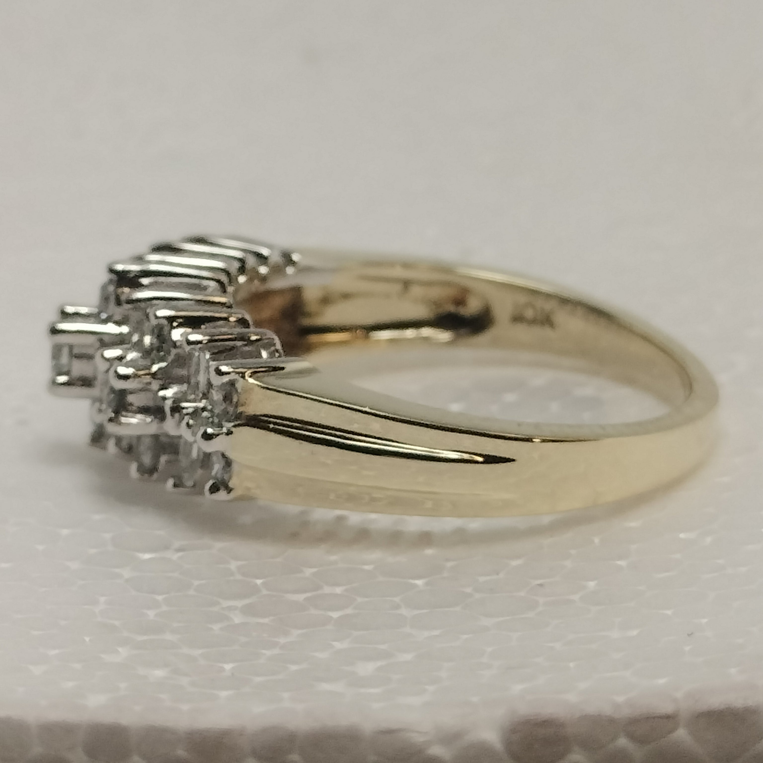 10k Gold Diamond Anniversary Band