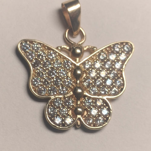 10k Gold Cubic Zirconia Pendant