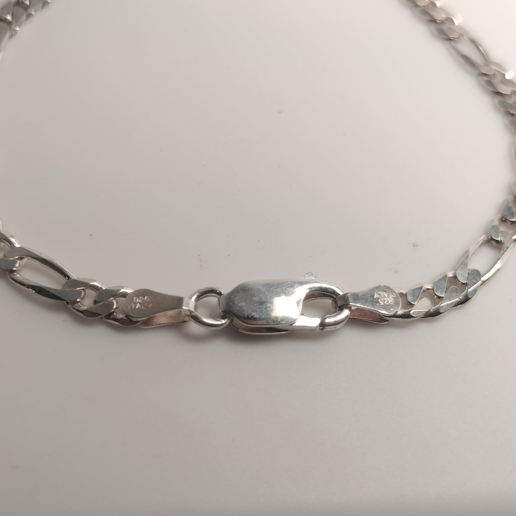 Sterling Silver Figaro Bracelet