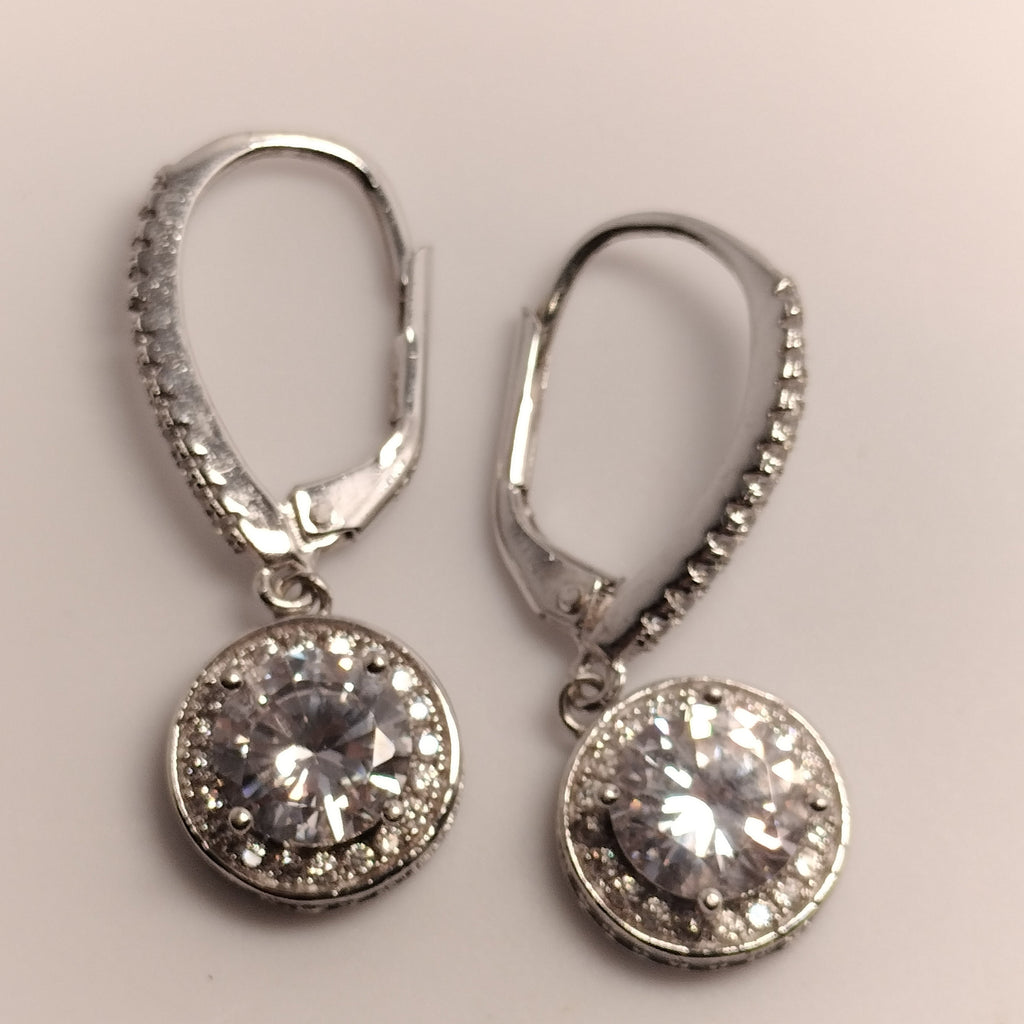 Sterling Silver Cubic Zirconia Earrings