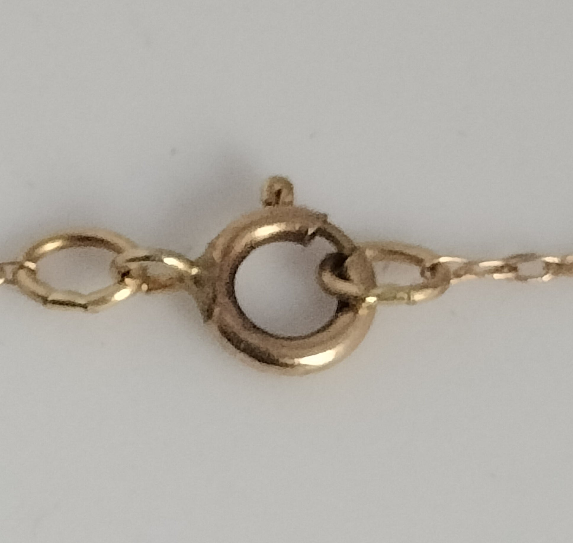 10k Gold Diamond Pendant and Chain