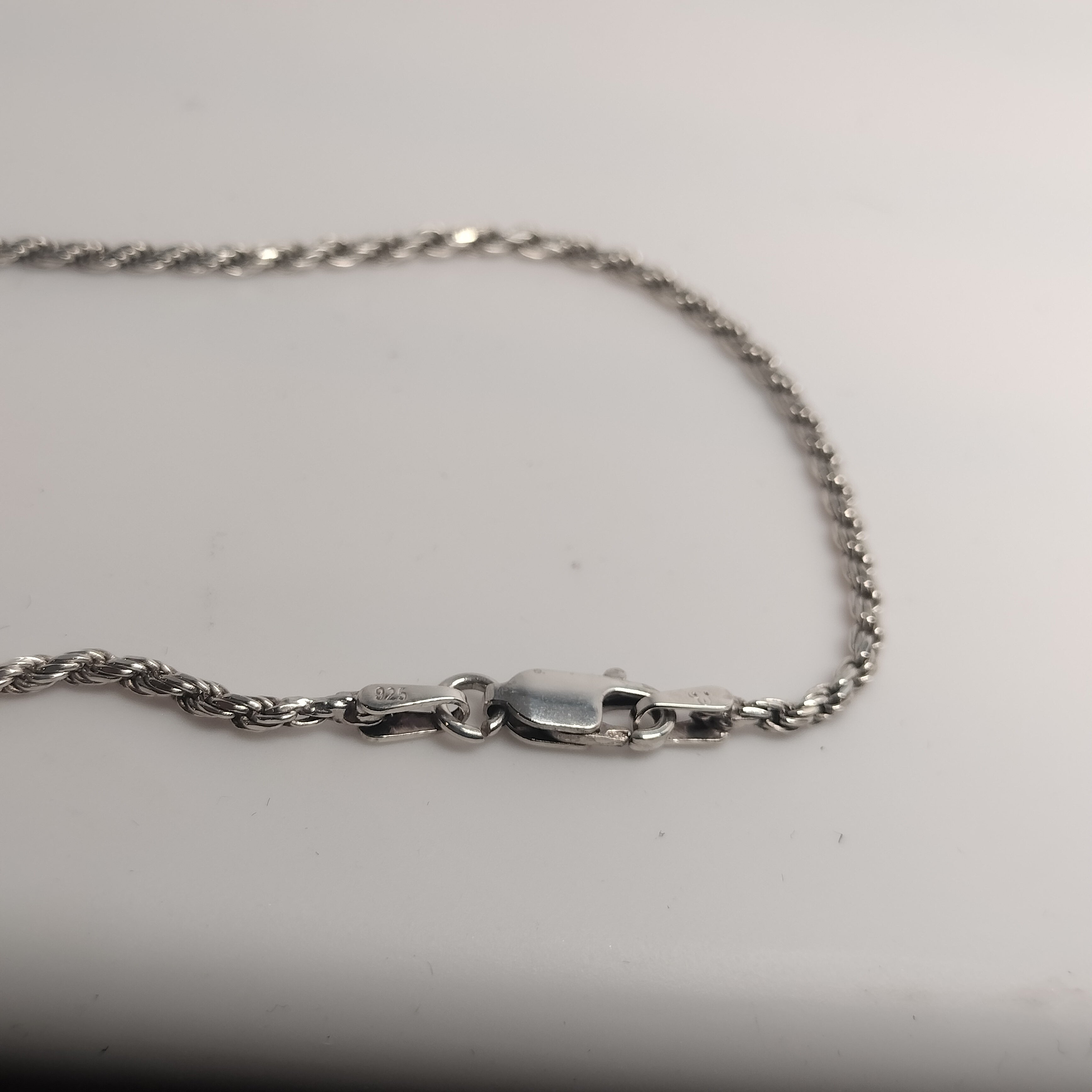 Sterling Silver Rope Bracelet