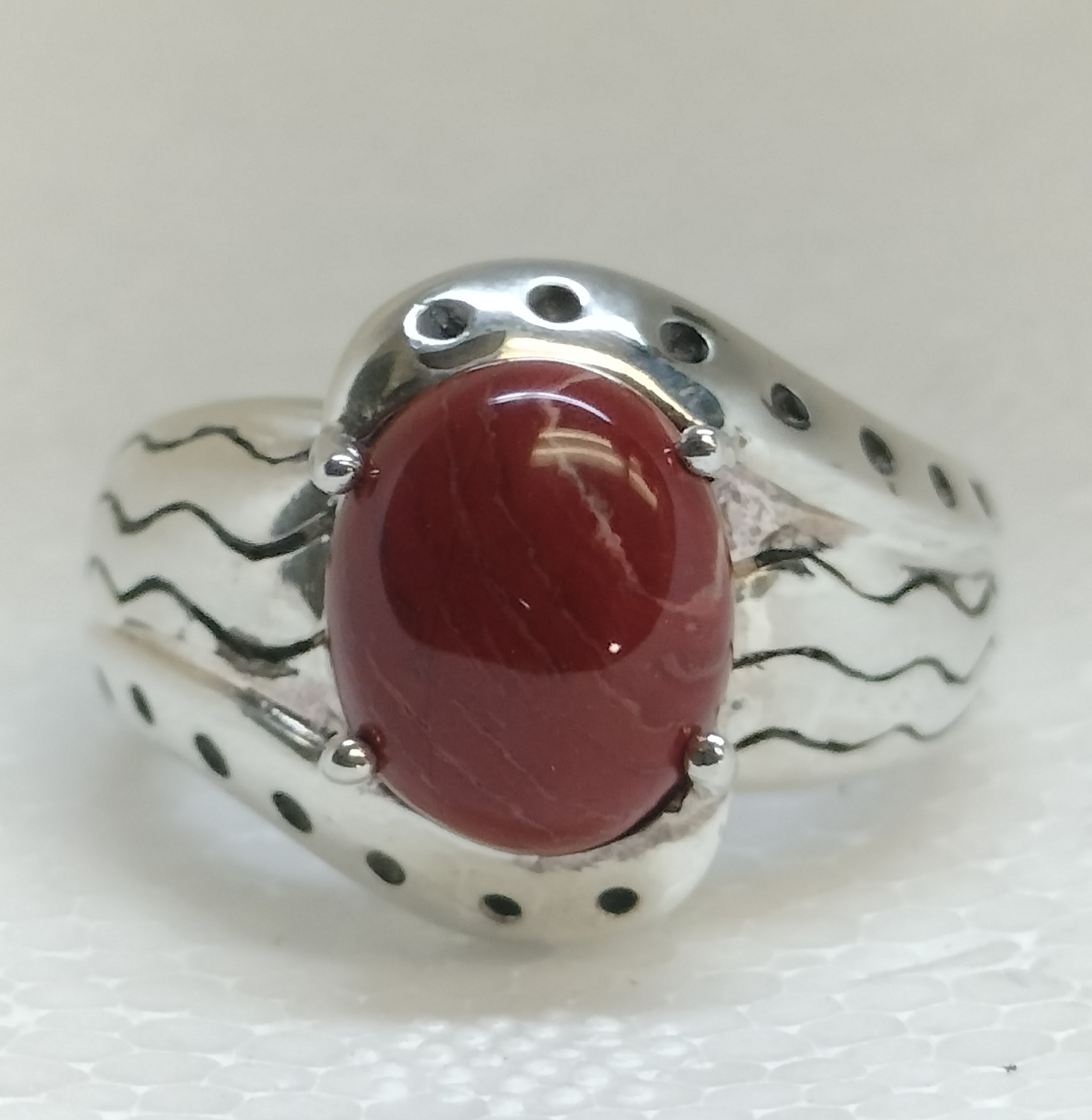 Sterling Silver Jasper Ring