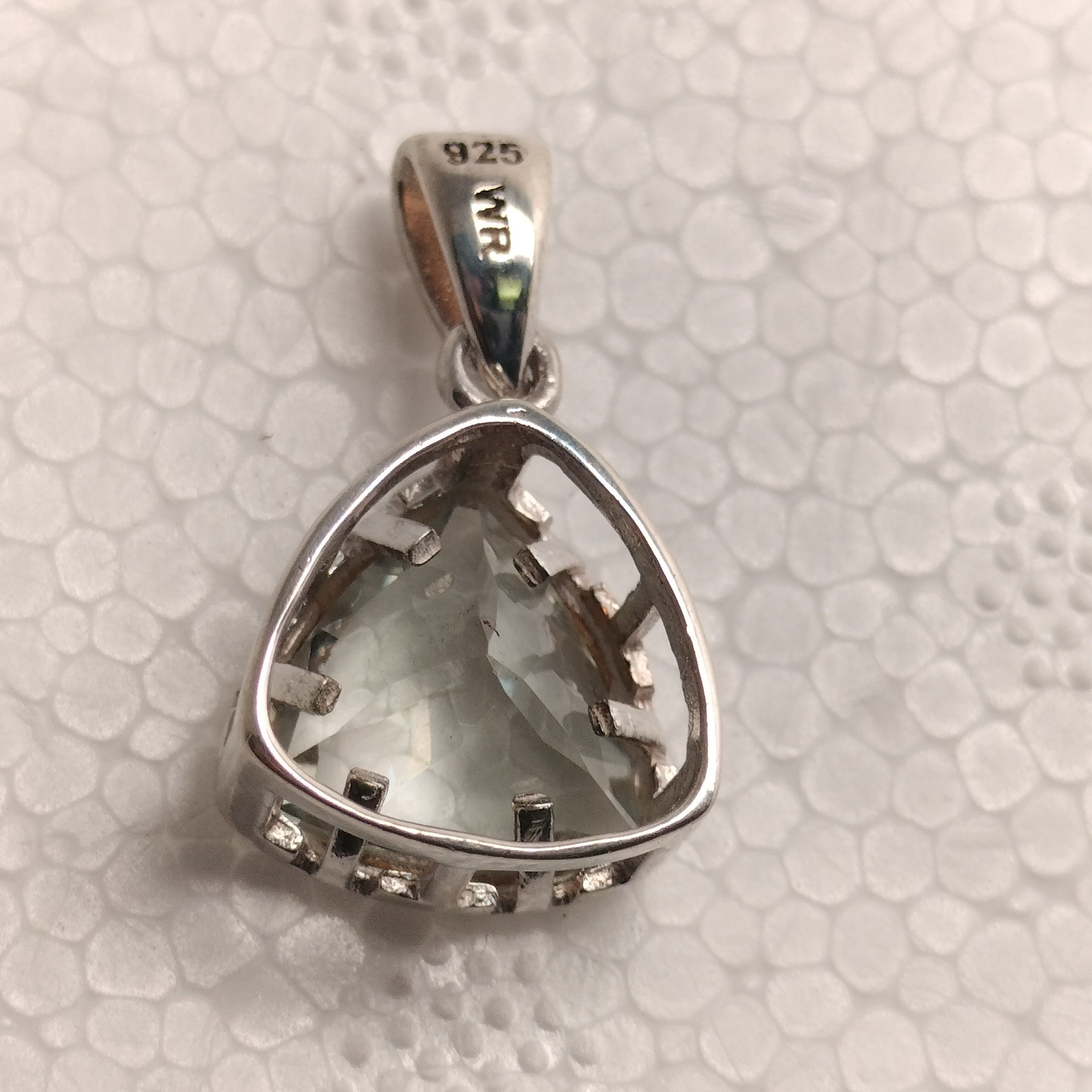 Sterling Silver Praisolite Pendant