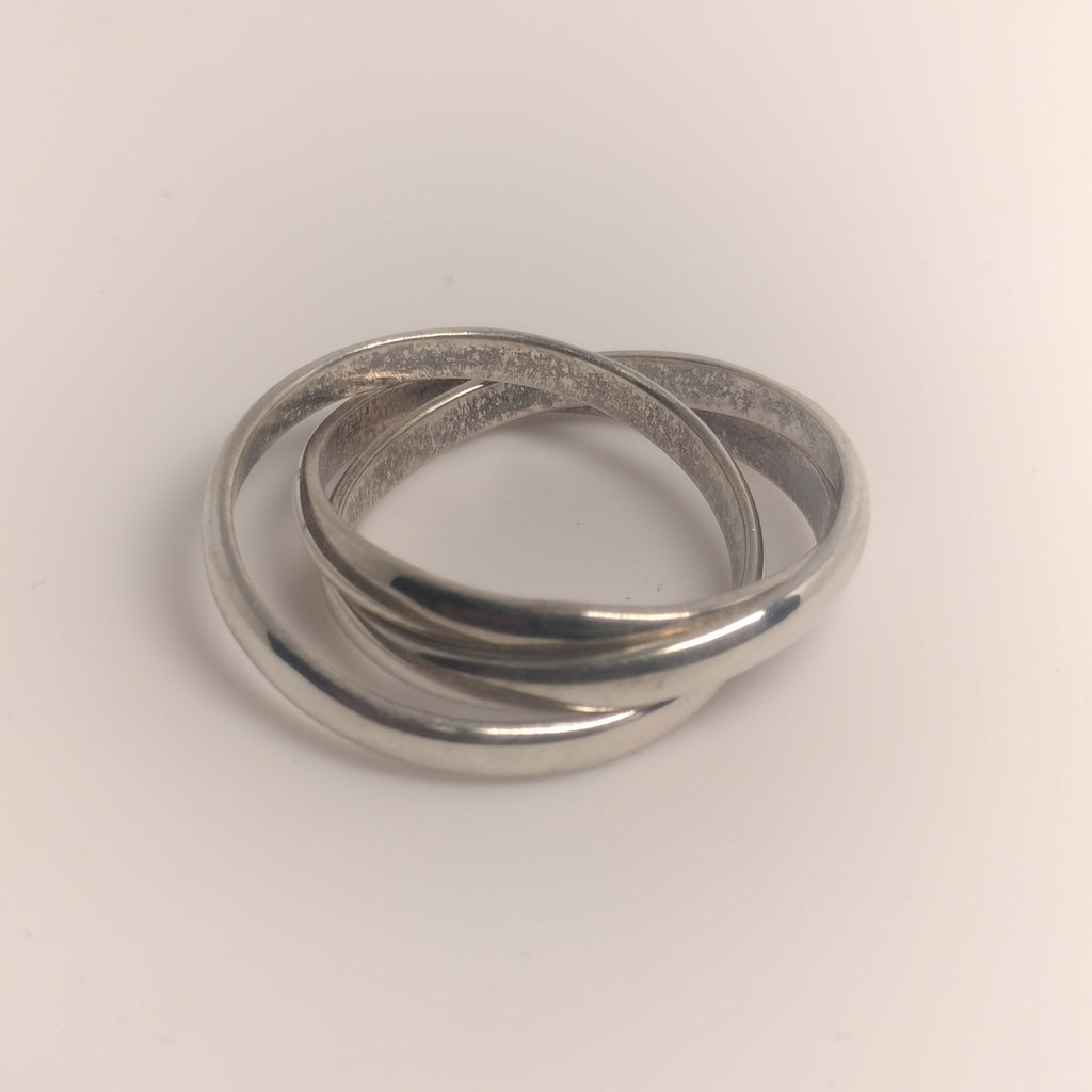 Sterling Silver Triple Band