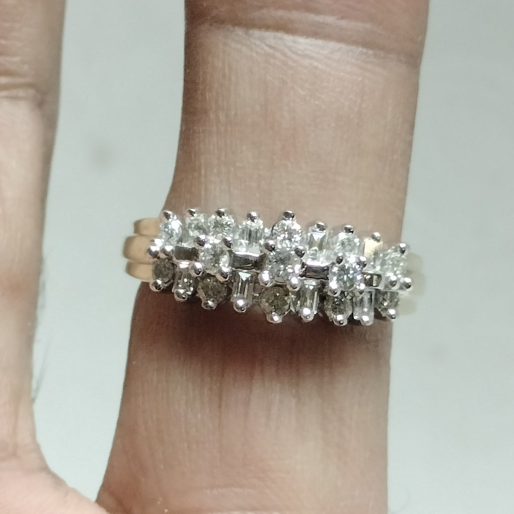10k Gold Diamond Anniversary Band
